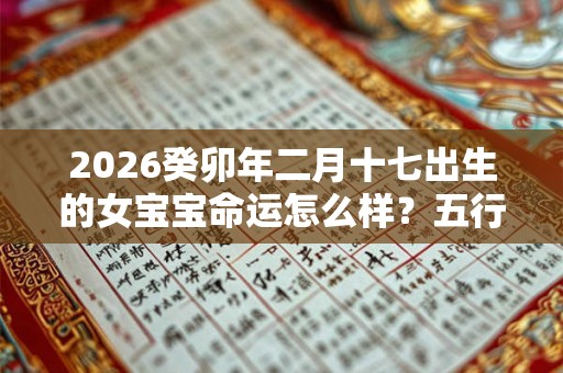 2026癸卯年二月十七出生的女宝宝命运怎么样？五行查询