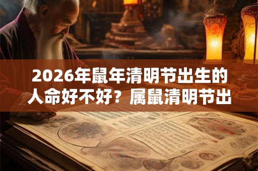 2026年鼠年清明节出生的人命好不好？属鼠清明节出生命运