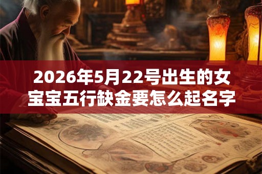 2026年5月22号出生的女宝宝五行缺金要怎么起名字