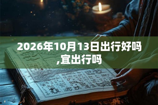 2026年10月13日出行好吗,宜出行吗