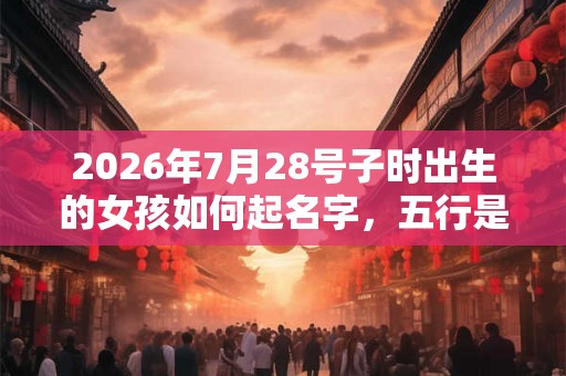 2026年7月28号子时出生的女孩如何起名字，五行是什么