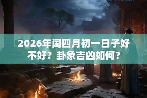 2026年闰四月初一日子好不好？卦象吉凶如何？