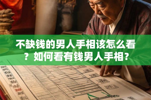 不缺钱的男人手相该怎么看？如何看有钱男人手相？