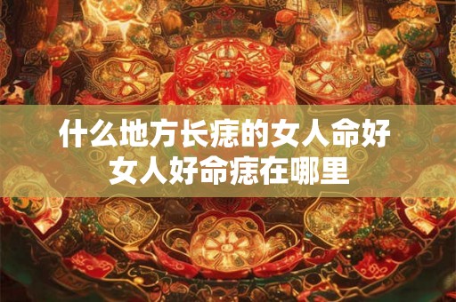 什么地方长痣的女人命好 女人好命痣在哪里