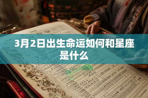 3月2日出生命运如何和星座是什么 3月2日出生命运如何和星座是什么