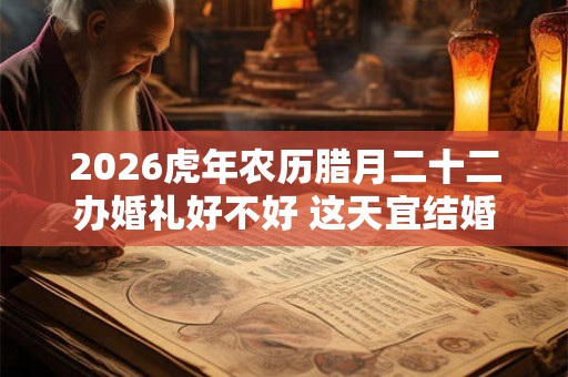2026虎年农历腊月二十二办婚礼好不好 这天宜结婚吗