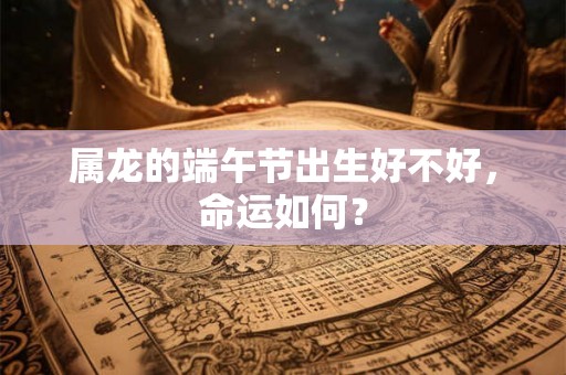 属龙的端午节出生好不好，命运如何？