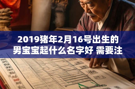 2019猪年2月16号出生的男宝宝起什么名字好 需要注意什么