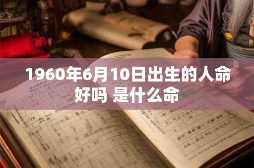 1960年6月10日出生的人命好吗 是什么命