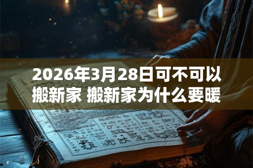 2026年3月28日可不可以搬新家 搬新家为什么要暖房