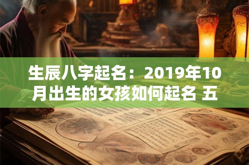 生辰八字起名：2019年10月出生的女孩如何起名 五行属什么