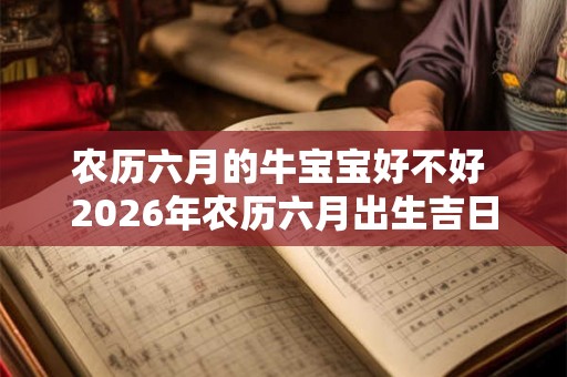 农历六月的牛宝宝好不好 2026年农历六月出生吉日