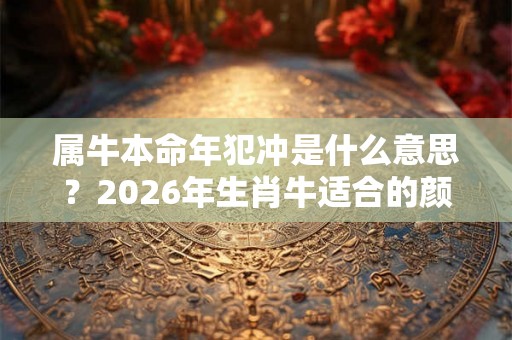 属牛本命年犯冲是什么意思？2026年生肖牛适合的颜色