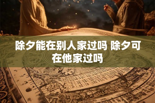 除夕能在别人家过吗 除夕可在他家过吗 除夕能在别人家过吗 除夕可在他家过吗