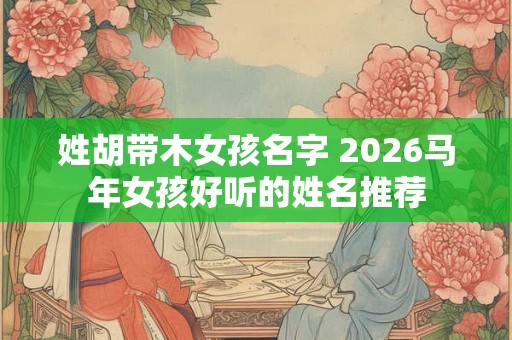 姓胡带木女孩名字 2026马年女孩好听的姓名推荐 姓胡带木女孩名字 2026马年女孩好听的姓名推荐