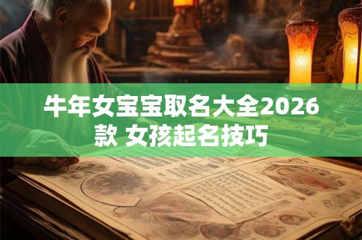 牛年女宝宝取名大全2026款 女孩起名技巧 牛年女宝宝取名大全2026款 女孩起名技巧
