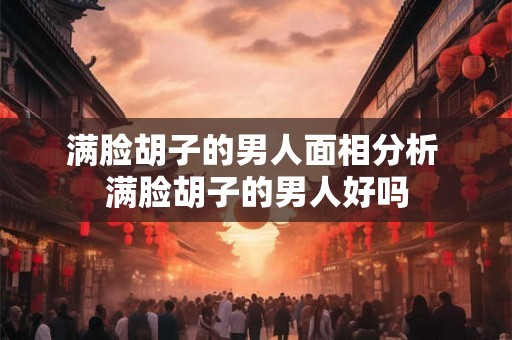 满脸胡子的男人面相分析 满脸胡子的男人好吗