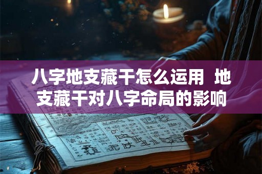 八字地支藏干怎么运用 地支藏干对八字命局的影响 八字地支藏干怎么运用 地支藏干对八字命局的影响
