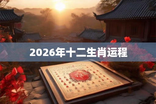 2026年十二生肖运程