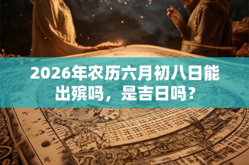 2026年农历六月初八日能出殡吗，是吉日吗？