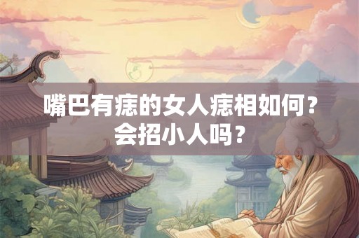 嘴巴有痣的女人痣相如何？会招小人吗？