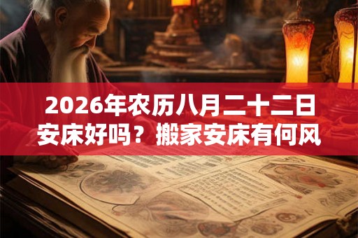 2026年农历八月二十二日安床好吗？搬家安床有何风水讲究？