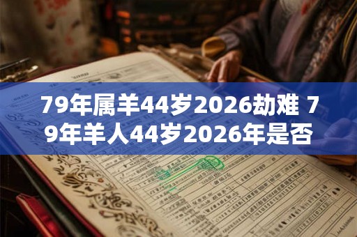 79年属羊44岁2026劫难 79年羊人44岁2026年是否有劫 79年属羊44岁2026劫难 79年羊人44岁2026年是否有劫