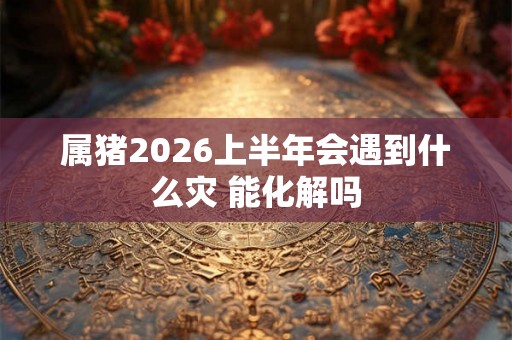 属猪2026上半年会遇到什么灾 能化解吗