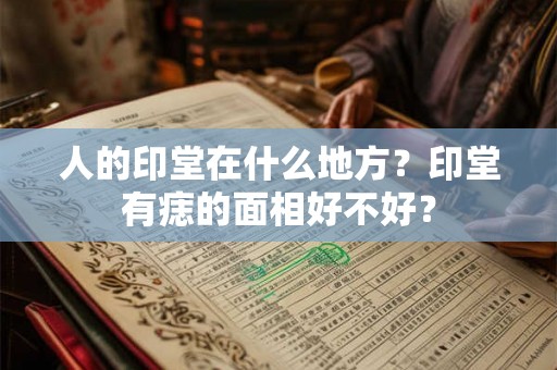 人的印堂在什么地方?印堂有痣的面相好不好? 人的印堂在什么地方?印堂有痣的面相好不好?