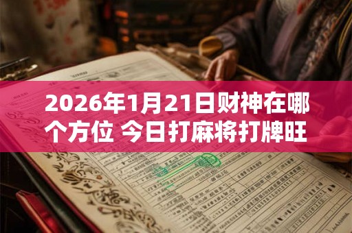 2026年1月21日财神在哪个方位 今日打麻将打牌旺运方位