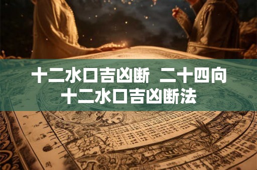 十二水口吉凶断  二十四向十二水口吉凶断法
