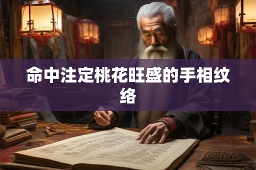 命中注定桃花旺盛的手相纹络