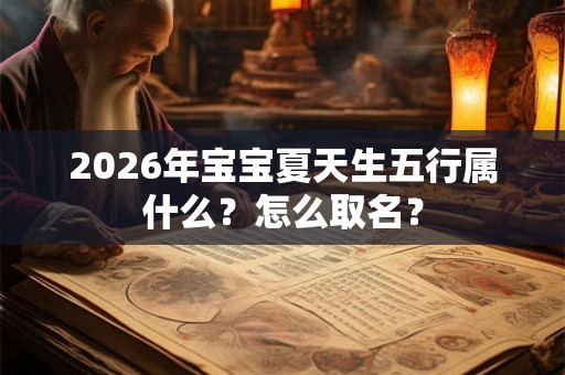 2026年宝宝夏天生五行属什么？怎么取名？