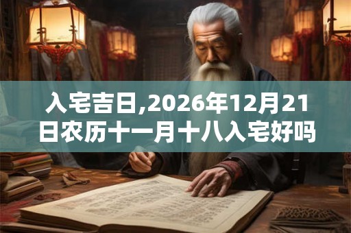 入宅吉日,2026年12月21日农历十一月十八入宅好吗