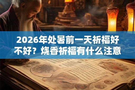 2026年处暑前一天祈福好不好？烧香祈福有什么注意事项？