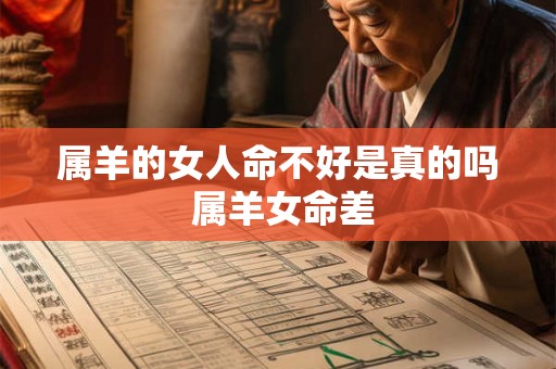 属羊的女人命不好是真的吗 属羊女命差