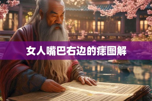 女人嘴巴右边的痣图解