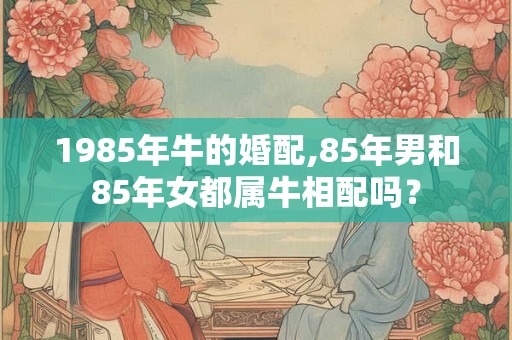 1985年牛的婚配,85年男和85年女都属牛相配吗？