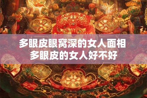 多眼皮眼窝深的女人面相 多眼皮的女人好不好