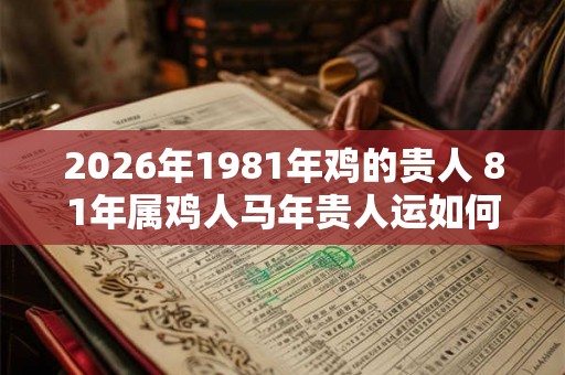 2026年1981年鸡的贵人 81年属鸡人马年贵人运如何