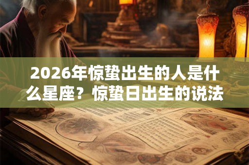 2026年惊蛰出生的人是什么星座？惊蛰日出生的说法