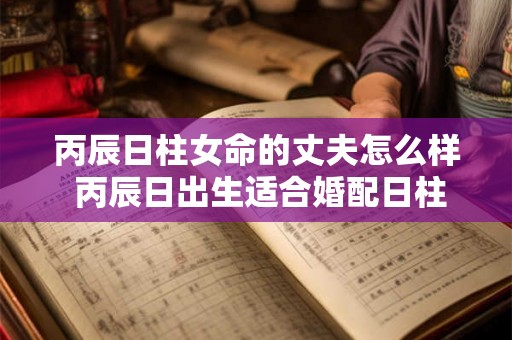 丙辰日柱女命的丈夫怎么样 丙辰日出生适合婚配日柱