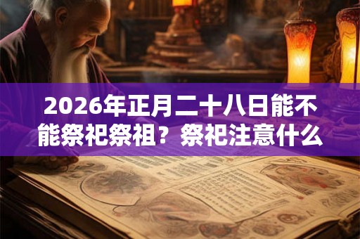 2026年正月二十八日能不能祭祀祭祖？祭祀注意什么？