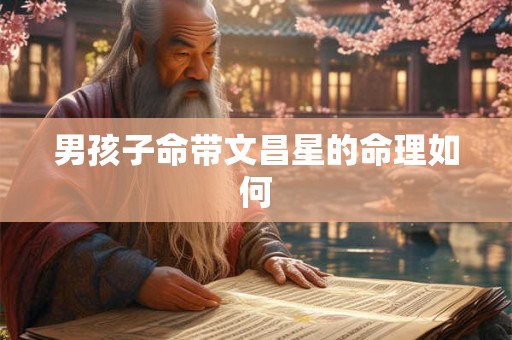 男孩子命带文昌星的命理如何 男孩子命带文昌星的命理如何