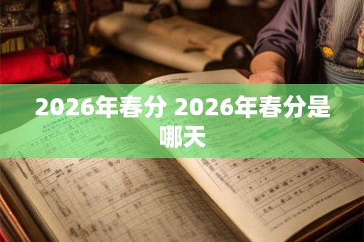 2026年春分 2026年春分是哪天 2026年春分 2026年春分是哪天