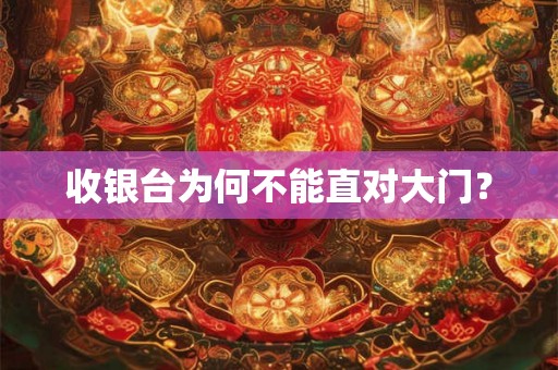 收银台为何不能直对大门？