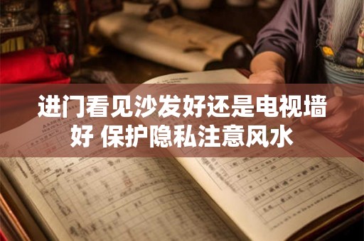进门看见沙发好还是电视墙好 保护隐私注意风水