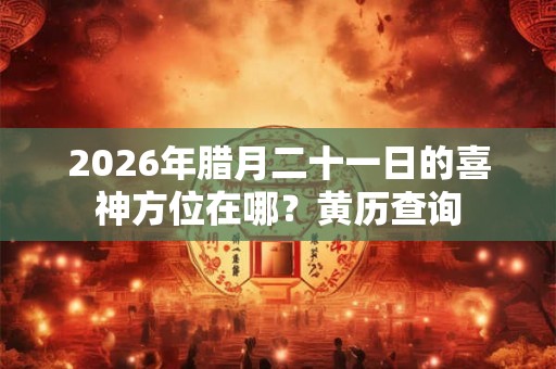 2026年腊月二十一日的喜神方位在哪？黄历查询