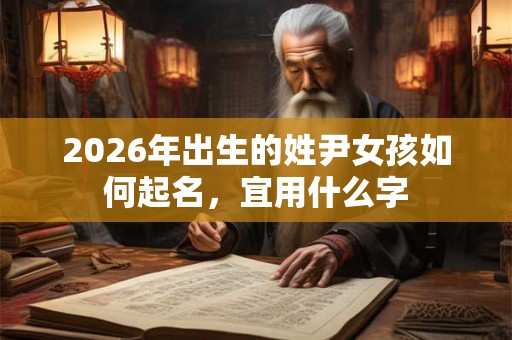 2026年出生的姓尹女孩如何起名，宜用什么字