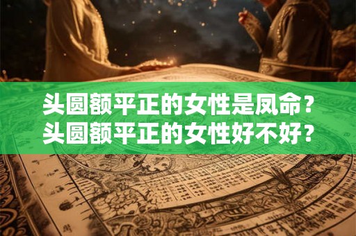 头圆额平正的女性是凤命？头圆额平正的女性好不好？